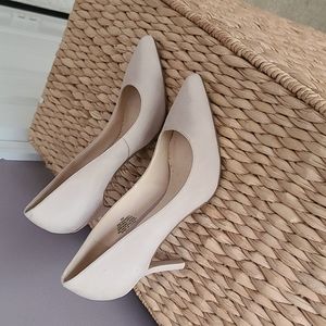 Suede alligator pattern stilettos